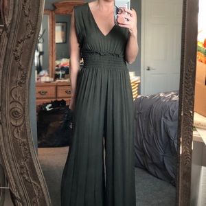Olive green jumpsuit